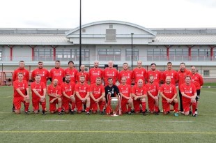 Some of the veterans taking part in LFC's Barracks to Boot Room Programme © Liverpool Football Club